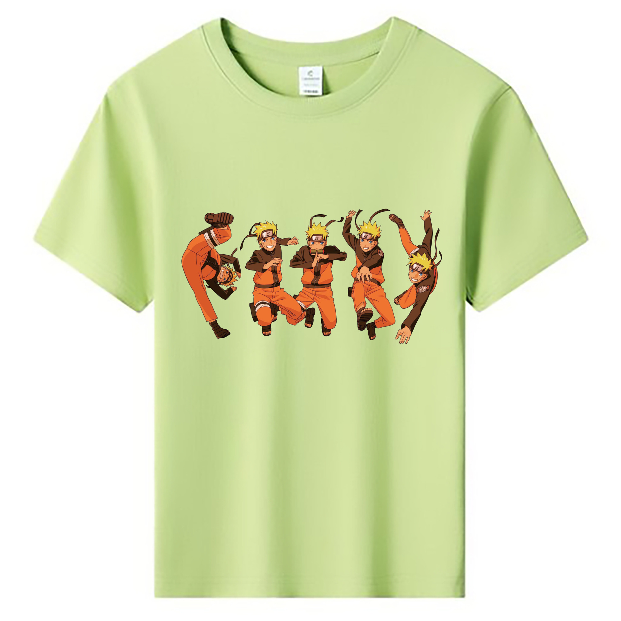 （画像用） NARUTO -ナルト- うずまき ナルト Uzumaki Naruto 綿100％キッズTシャツ（フロントプリント）